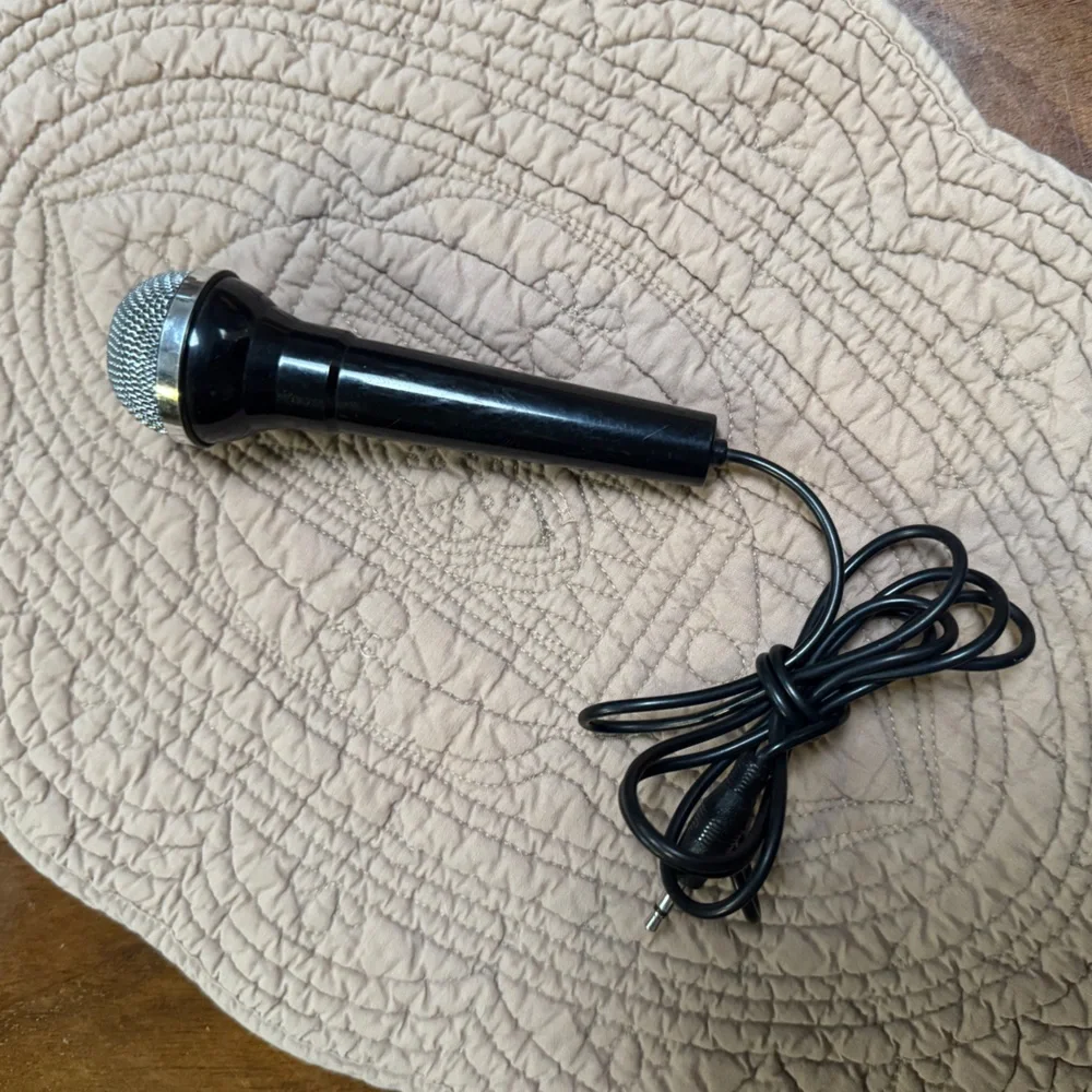 Black Wired Microphone